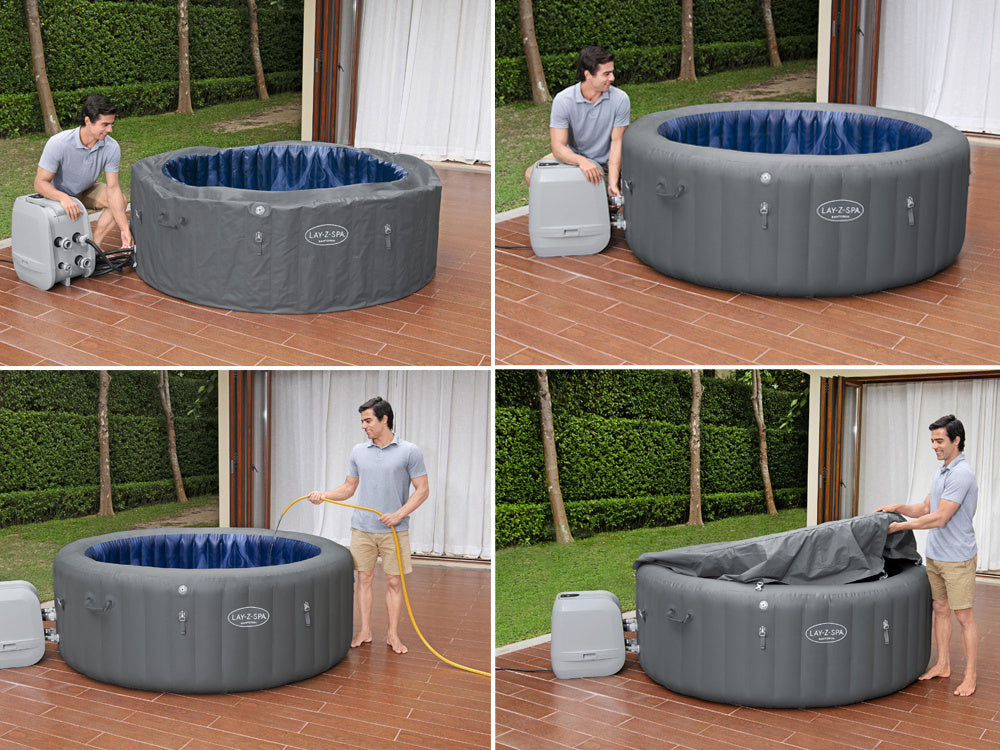 Bestway Lay-Z-Spa Santorini PRO 7 LED