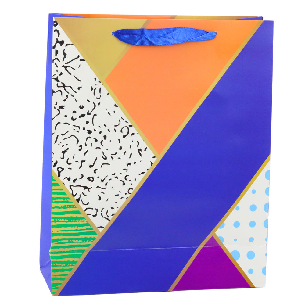 Paper Gift Bag Geometric Patterns 32 x 26 x 12 cm