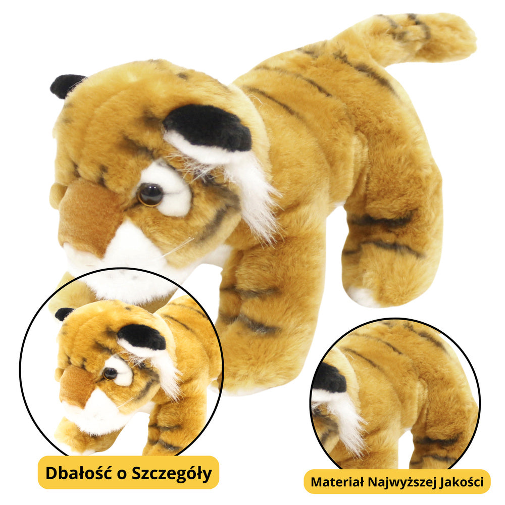 Plišana igračka za maženje Tigar 25cm