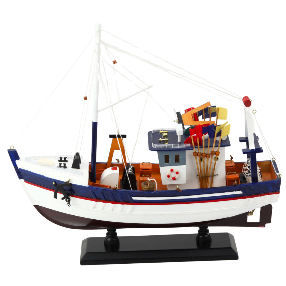 Kolekcionarska maketa ribarskog broda Equipped 37x34cm