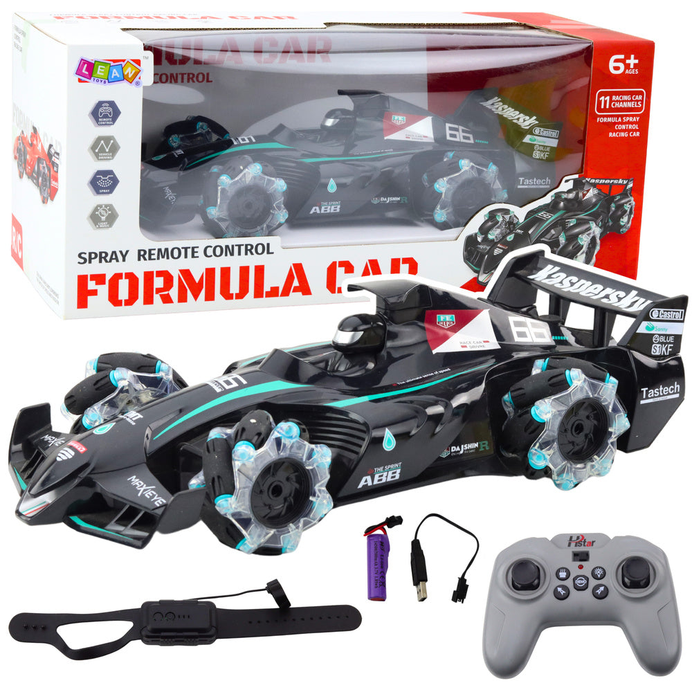 Formula na daljinsko upravljanje sa dimnim efektima 2.4G - tirkizno/crna