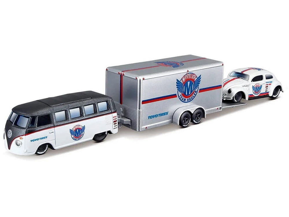 Maisto Volkswagen Van “Samba” & VW Beetle