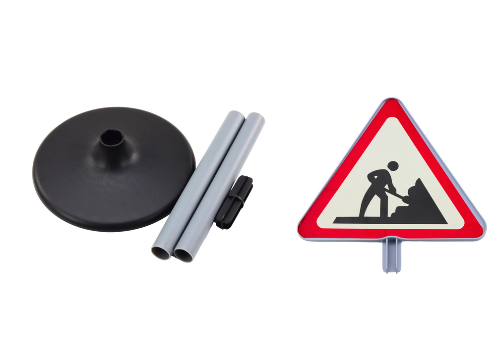 Edukativni set prometnog znaka "Radovi na cesti" - 70 cm