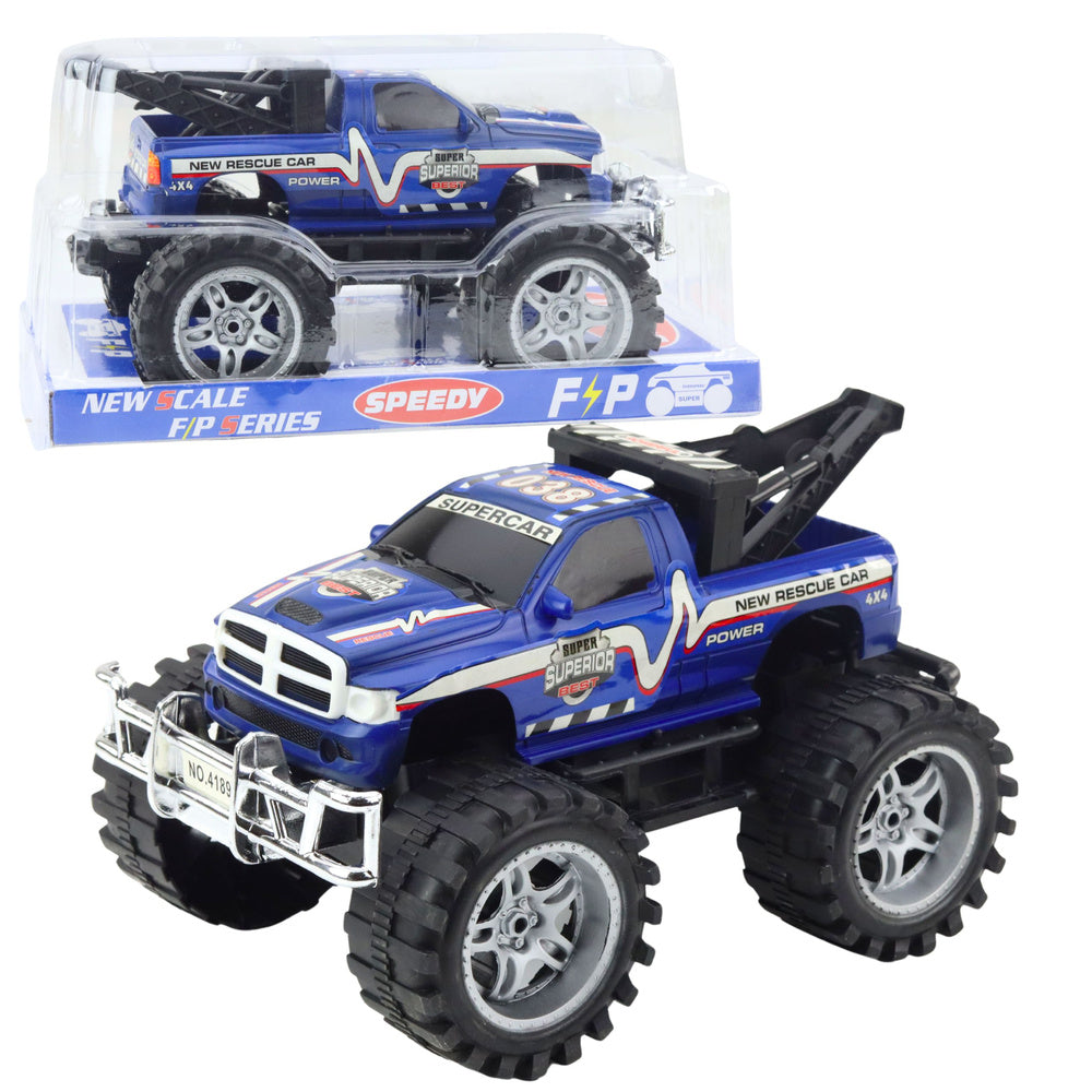 Terenski auto za igru KING 27cm - plavi