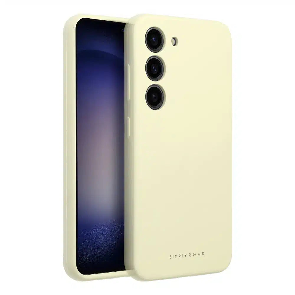 Roar Cloud-Skin pouzdro pro SAMSUNG GALAXY A15 4G / A15 5G světle žlutá