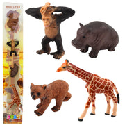 Set figura za igru Divlji svijet 6-9 cm - 4 elementa