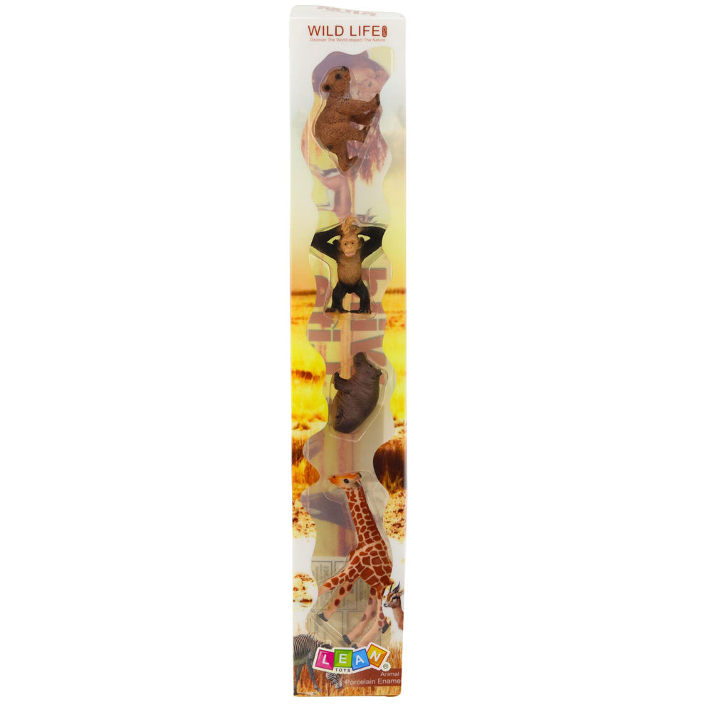 Set figura za igru Divlji svijet 6-9 cm - 4 elementa