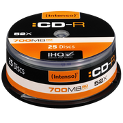 (Intenso) CD-R 700MB (80 min.) pak. 25 komada Cake Box - CD-R700MB/25Cake