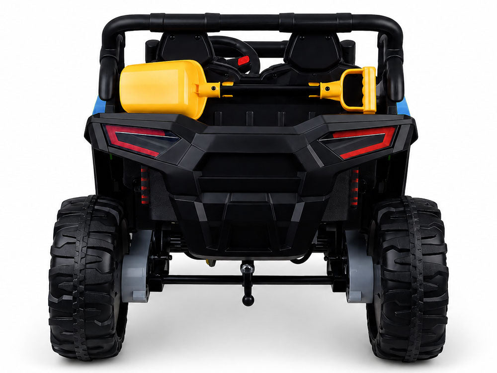 Buggy dvosjed 4×4 s prikolicom – plavi