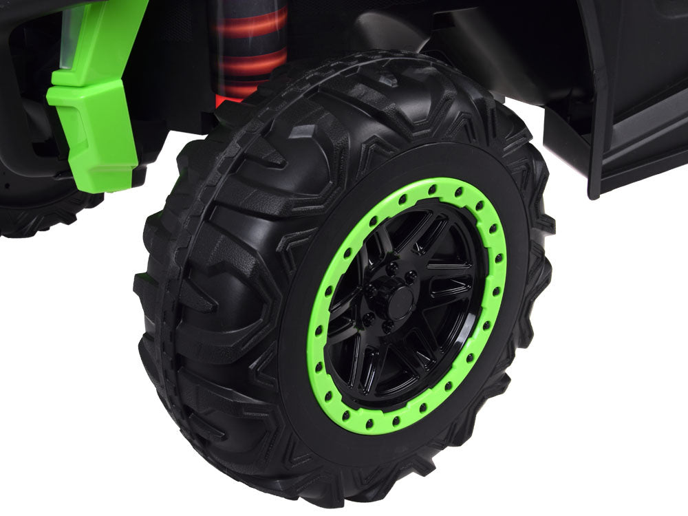 Buggy dvosjed 4×4 s prikolicom – zeleni