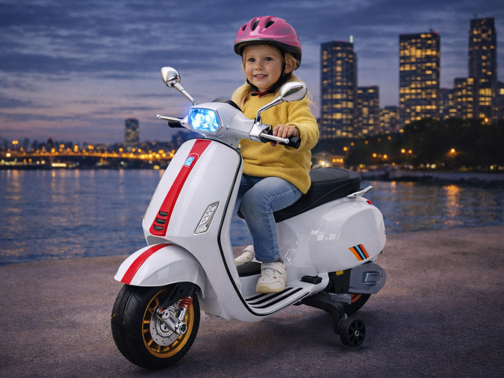 VESPA na akumulator 2×2 bijela