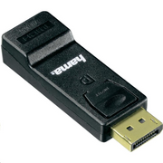 Hama 00054586 adapter za promjenu tipa priključka kabela DisplayPort M HDMI FM Crno