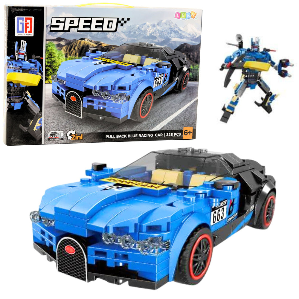 Auto i robot na sastavljanje SpeedBot - 328 elemenata
