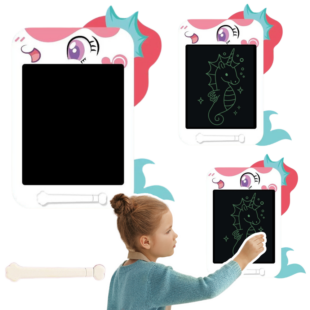 LCD ploča za crtanje Stylus Unicorn - bijela