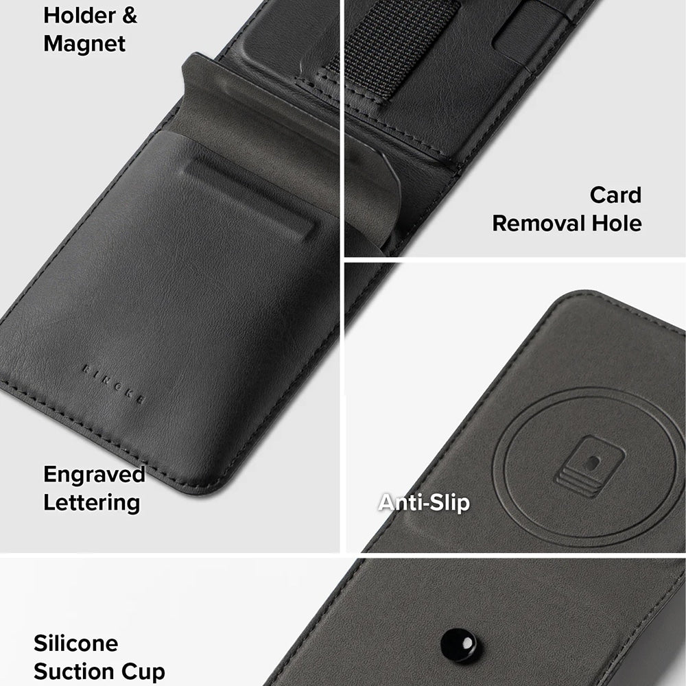 Ringke - Magnetni novčanik Folio Grip za Samsung Galaxy Z Flip7 - crni