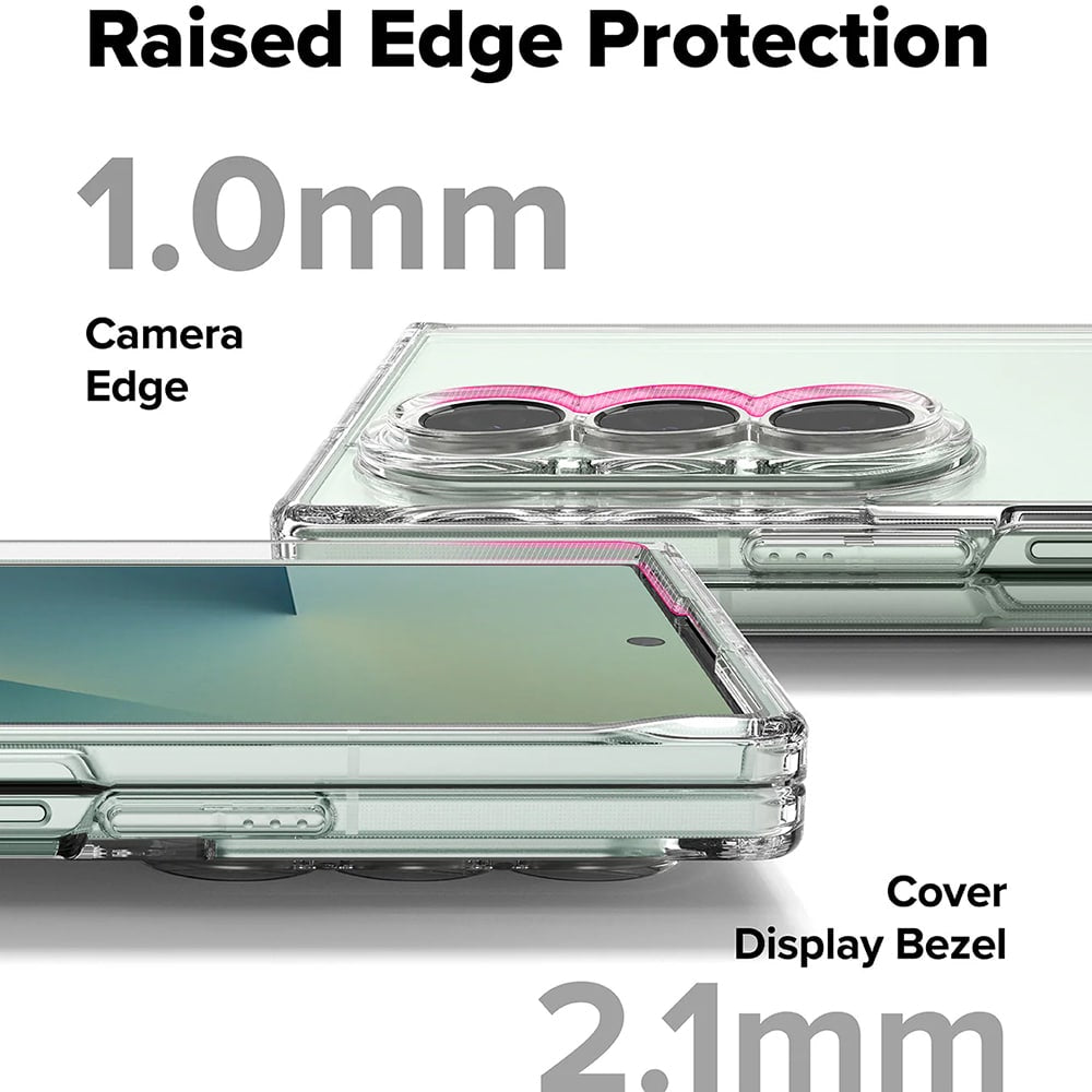 Ringke Fusion maska za Samsung Galaxy Z Fold 7 - Prozirna