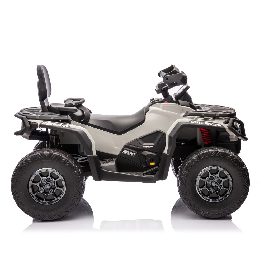 Quad na akumulator Can Am Outlander 4x4 DK-CA005 - dvosjed - sivi