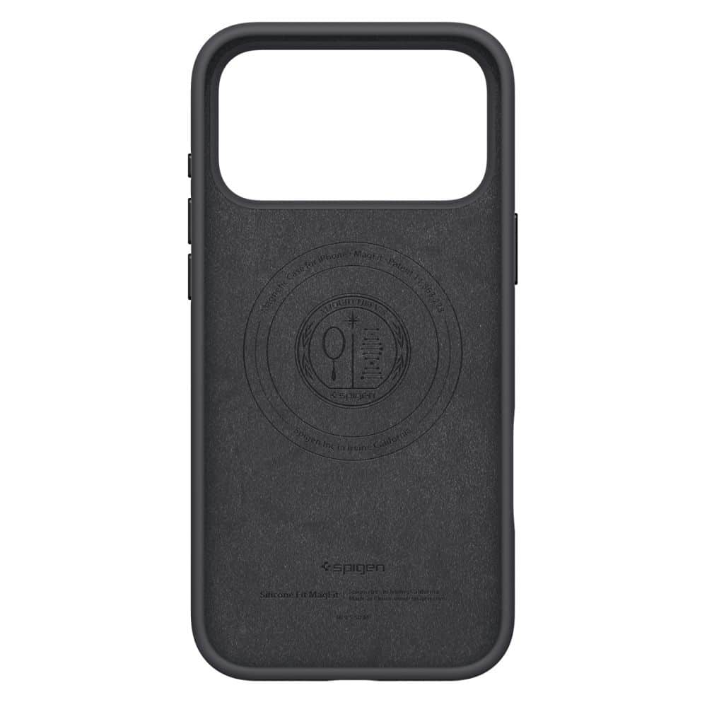 Spigen - Silicone Fit MagSafe ovitek za iPhone 17 Pro ACS10335 - črn