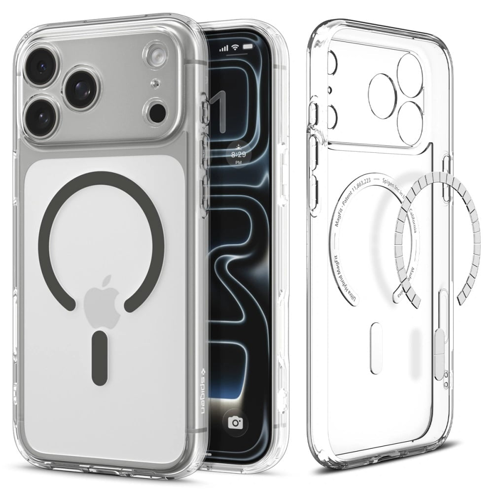Spigen - Ultra Hybrid MagSafe maska za iPhone 17 Pro Max ACS10283 - Prozirna/Grafit