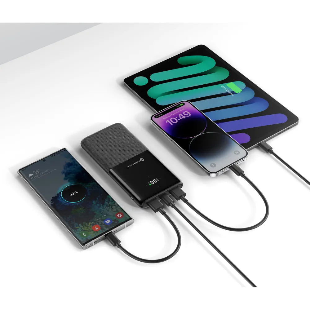 FORCELL Powerbank F-Energy P10k1 PD 20W QC 10000mah crna