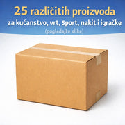 2. PAKET - 25 proizvoda za dom, vrt, sport, nakit, igračke...početna cijena 100 EUR