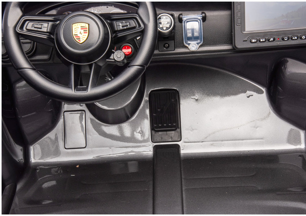 Licencirani auto na akumulator DK-P911 Porsche GT3 - dvosjed- sivi/lakirani