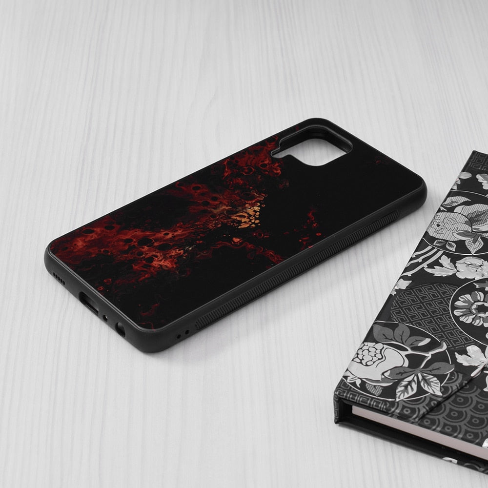 Techsuit Glaze kryt pro Samsung Galaxy A22 4G Red Nebula
