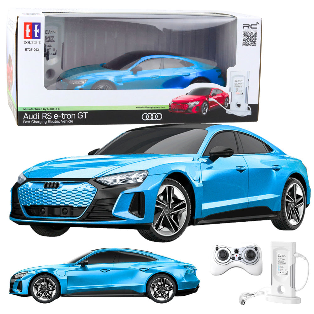 Licencirani auto na daljinsko upravljanje Audi RS E-tron GT 1:14 - plavi