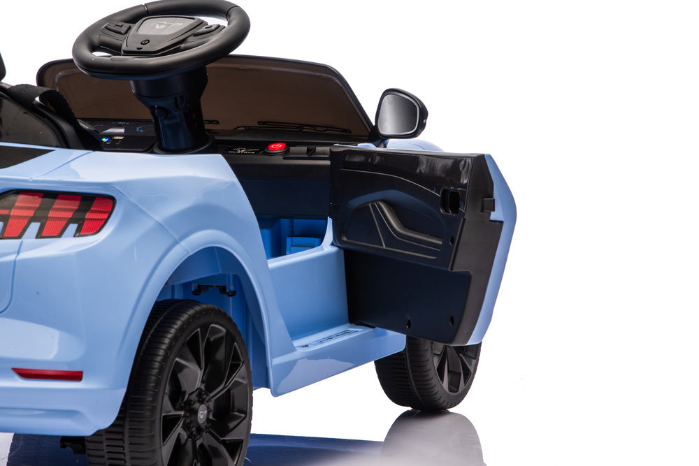 Licencirani auto na akumulator Ford Mustang Mach-E Blue 24V - svijetlo plavi