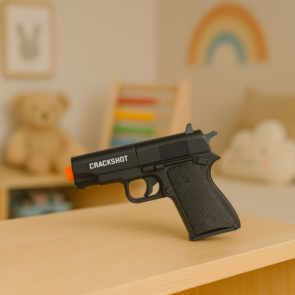 Mini pištolj za igru WARFARE 13.5 cm - crni