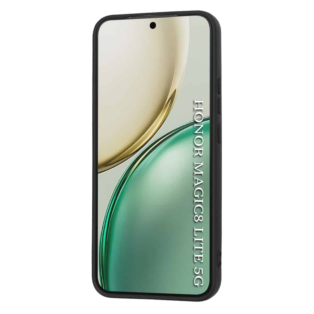 Techsuit SoftFlex silikonska maska za Honor Magic8 Lite – crna
