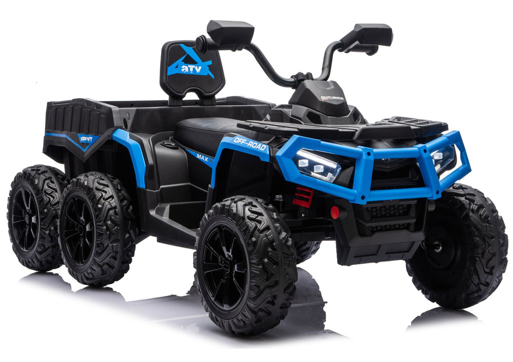 Quad na akumulator ATV JC606 24V 4x4 - dvosjed - plavi