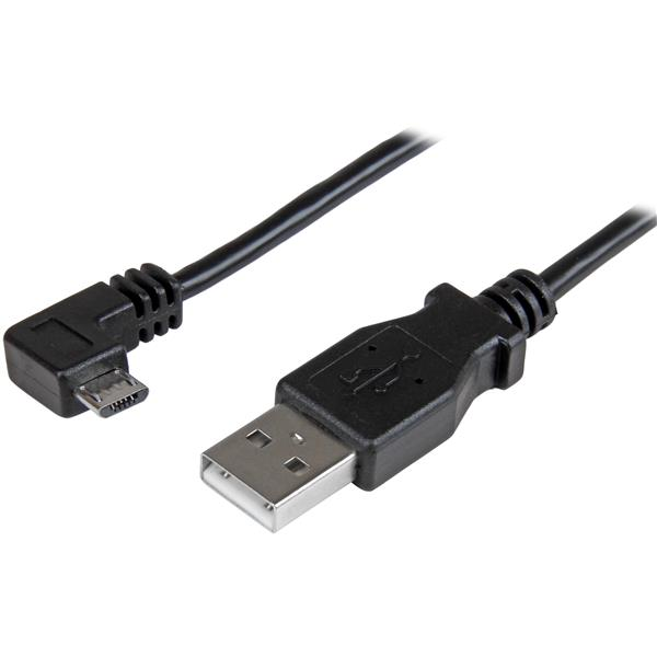 StarTech.com USBAUB50CMRA USB kabel 0,5 m USB 2.0 USB A Micro-USB A Crno