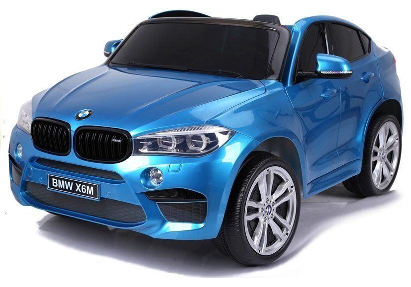 Licencirani auto na akumulator BMW X6 - plavi/lakirani
