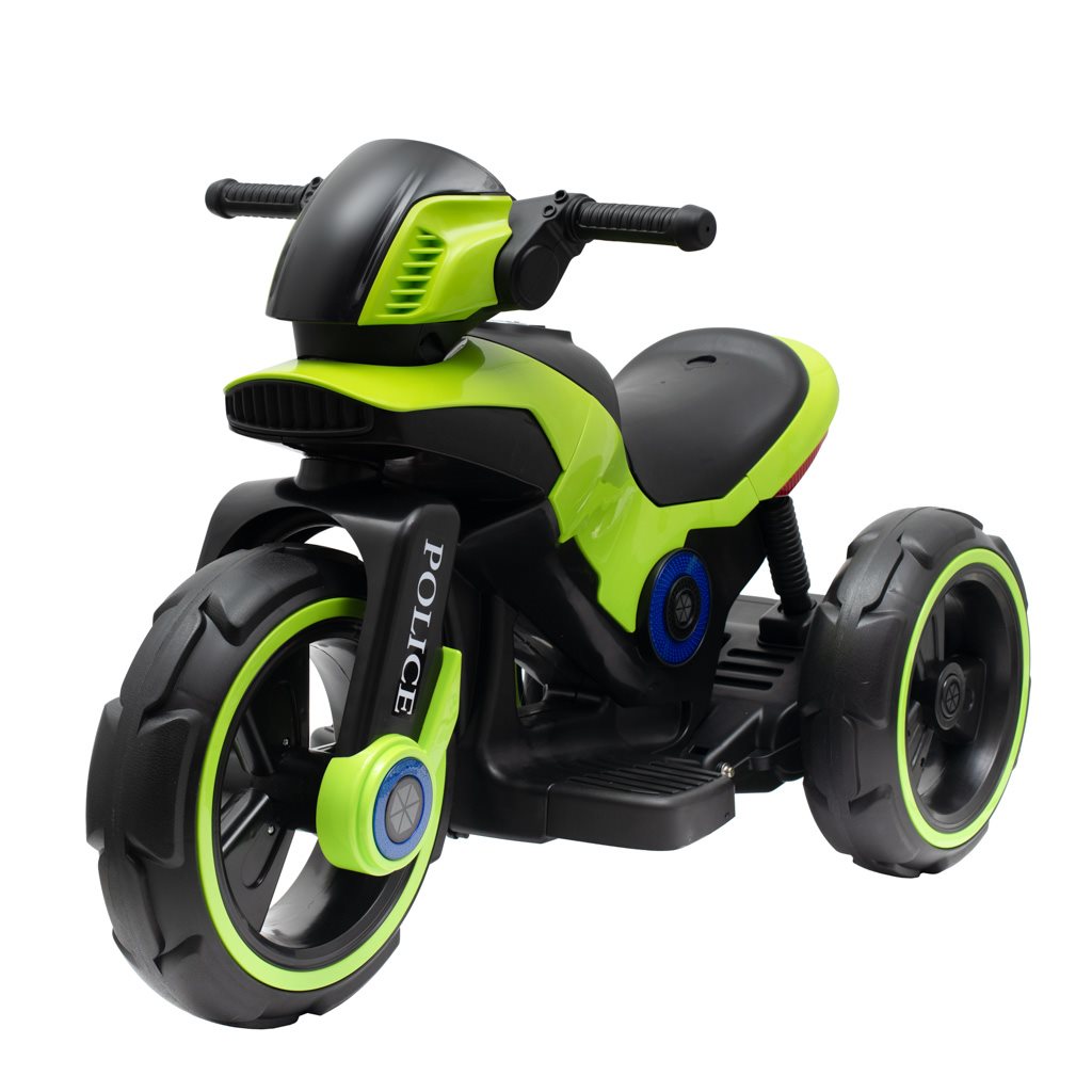 Baby Mix AKU policijski motor zeleni