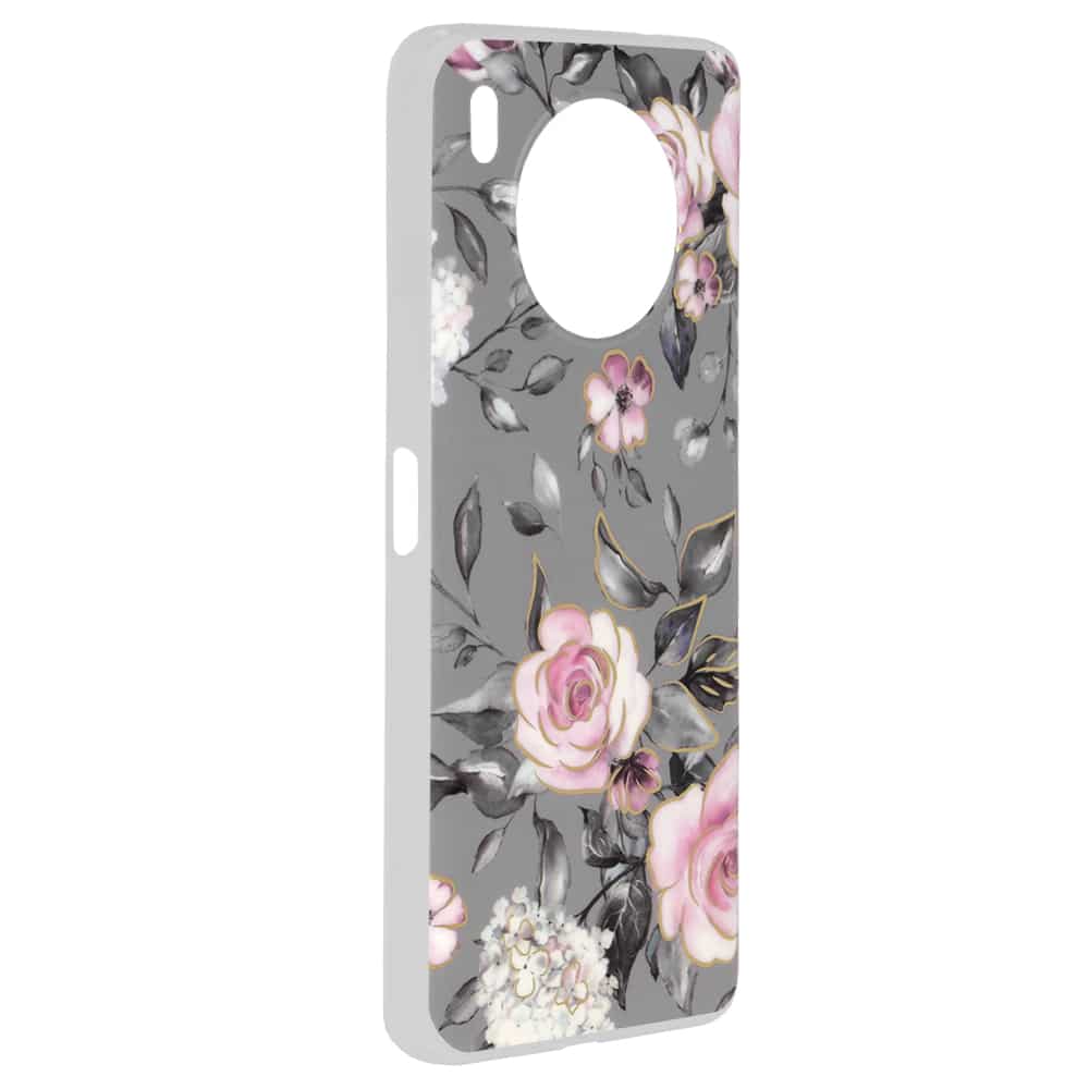 Techsuit Marble Series kryt pro Huawei Nova 8i Bloom of Ruth Gray