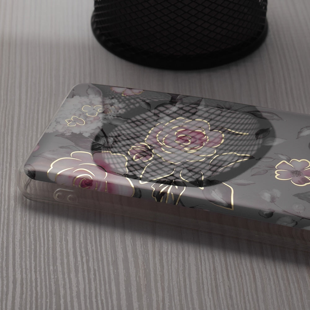 Techsuit Marble Series kryt pro Huawei Nova 8i Bloom of Ruth Gray