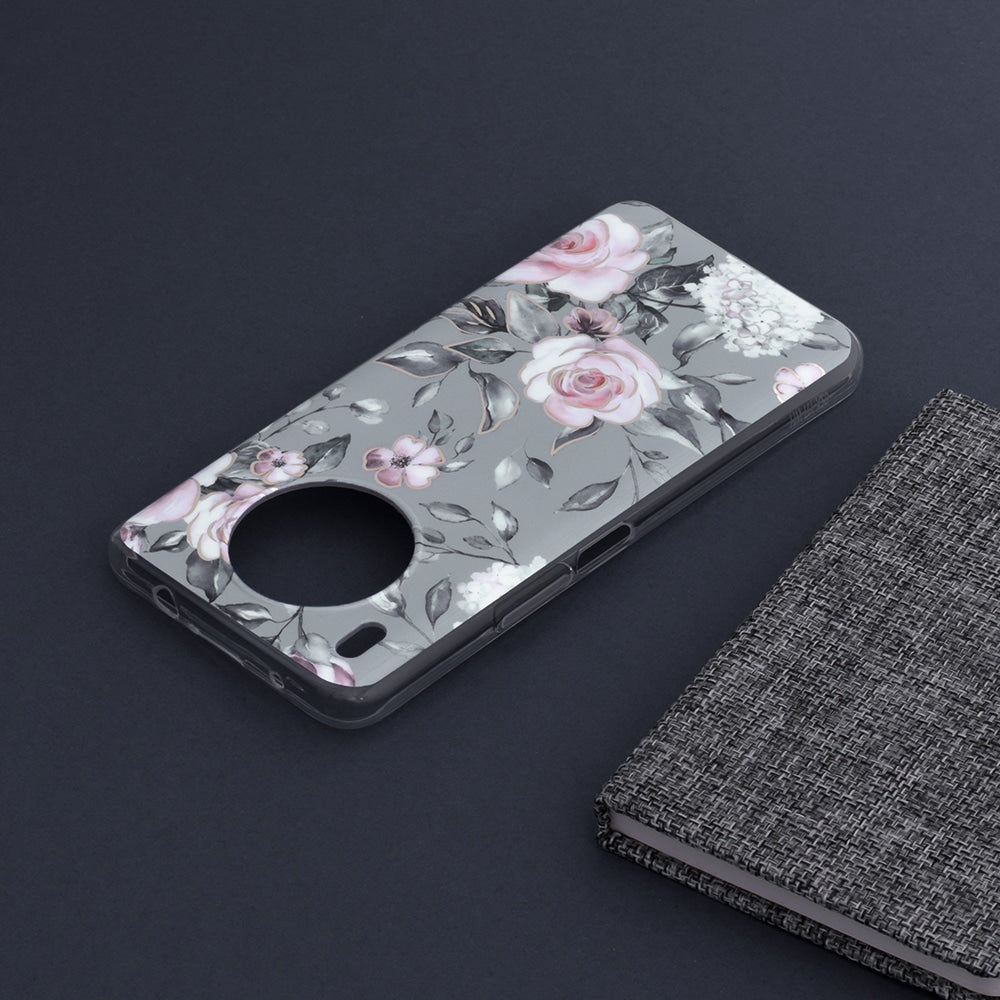 Techsuit Marble Series kryt pro Huawei Nova 8i Bloom of Ruth Gray