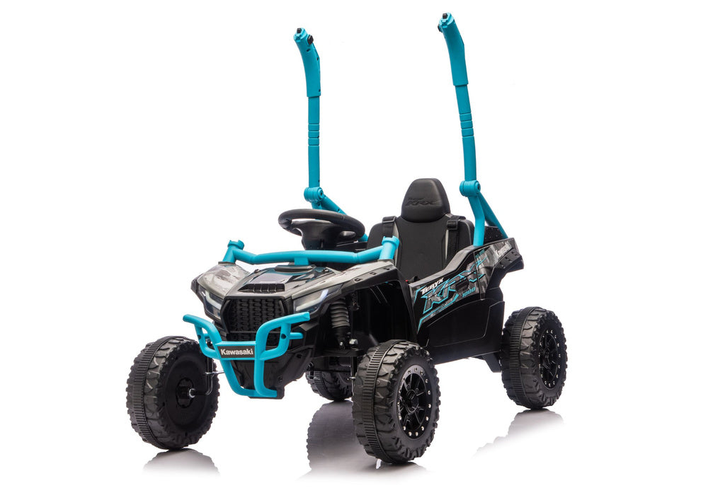 Licencirani buggy na akumulator Kawasaki JS330 - crno/plavi