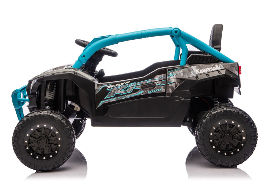 Licencirani buggy na akumulator Kawasaki JS330 - crno/plavi