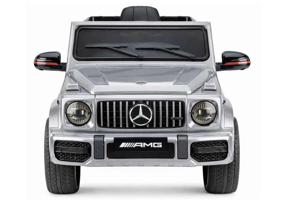 Licencirani auto na akumulator Mercedes AMG G63 2x200W - sivi/lakirani