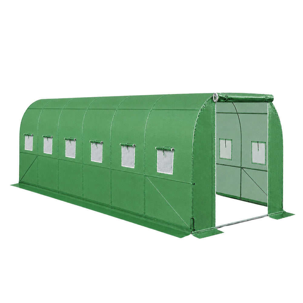 Vrtni plastenik 8 x 3 x 2M PRO FRAME - 24M² - zeleni