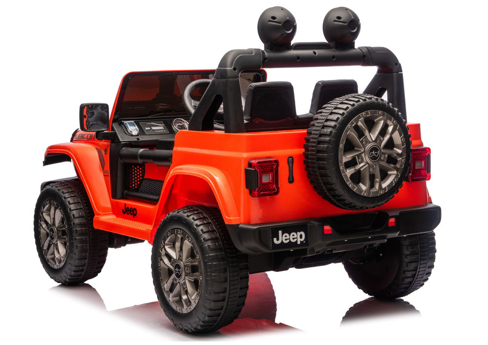 Licencirani auto na akumulator Jeep Rubicon 4x200W 24V - narančasti