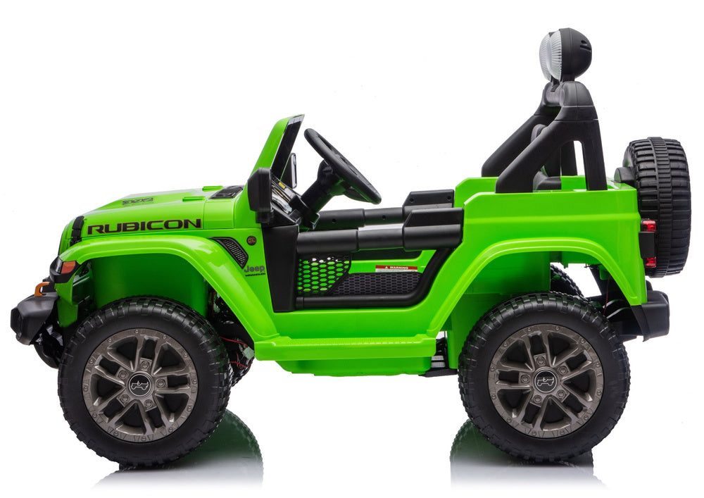 Licencirani auto na akumulator Jeep Rubicon 4x200W 24V - zeleni