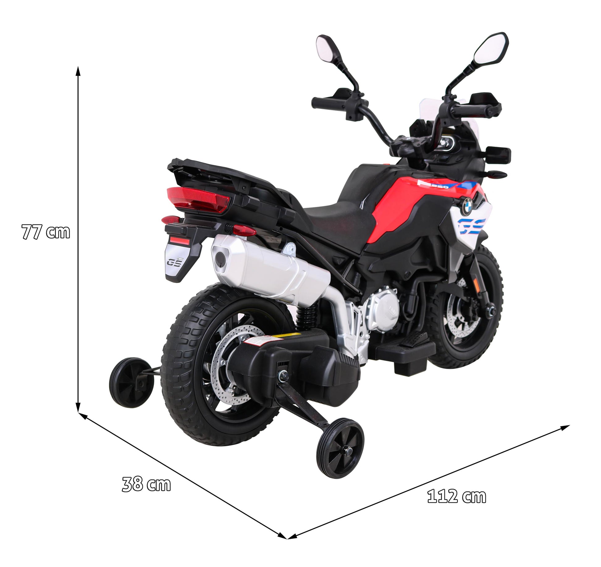 Licencirani motor na akumulator BMW F850 GS - crveni