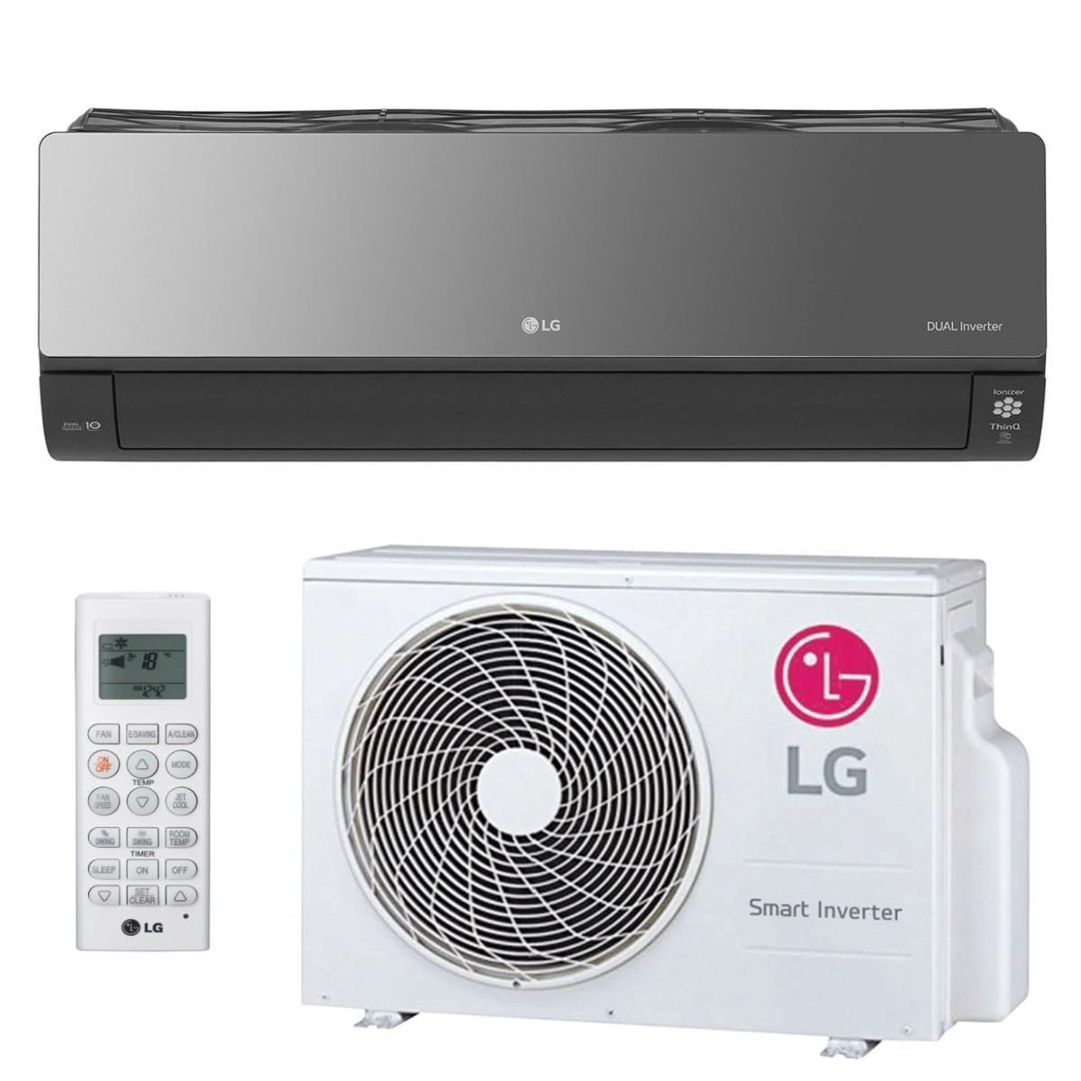 LG KLIMA UREĐAJ 3,5kW AC12BK - ARTCOOL DUAL INVERTER Wi-Fi, za prostor do 35m2, A++ energetska klasa, R32