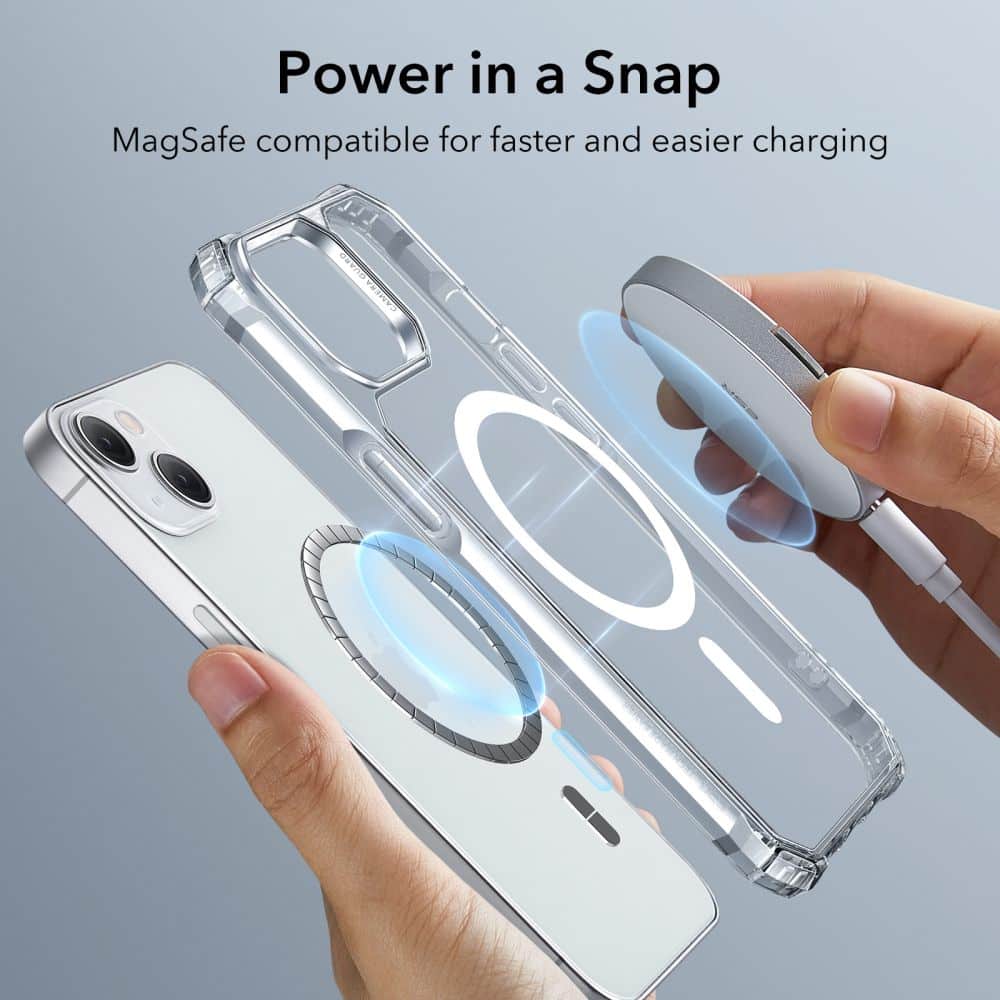 ESR AIR ARMOR HALOLOCK MAGSAFE POUZDRO PRO IPHONE 14 PLUS/15 PLUS ČIRÉ