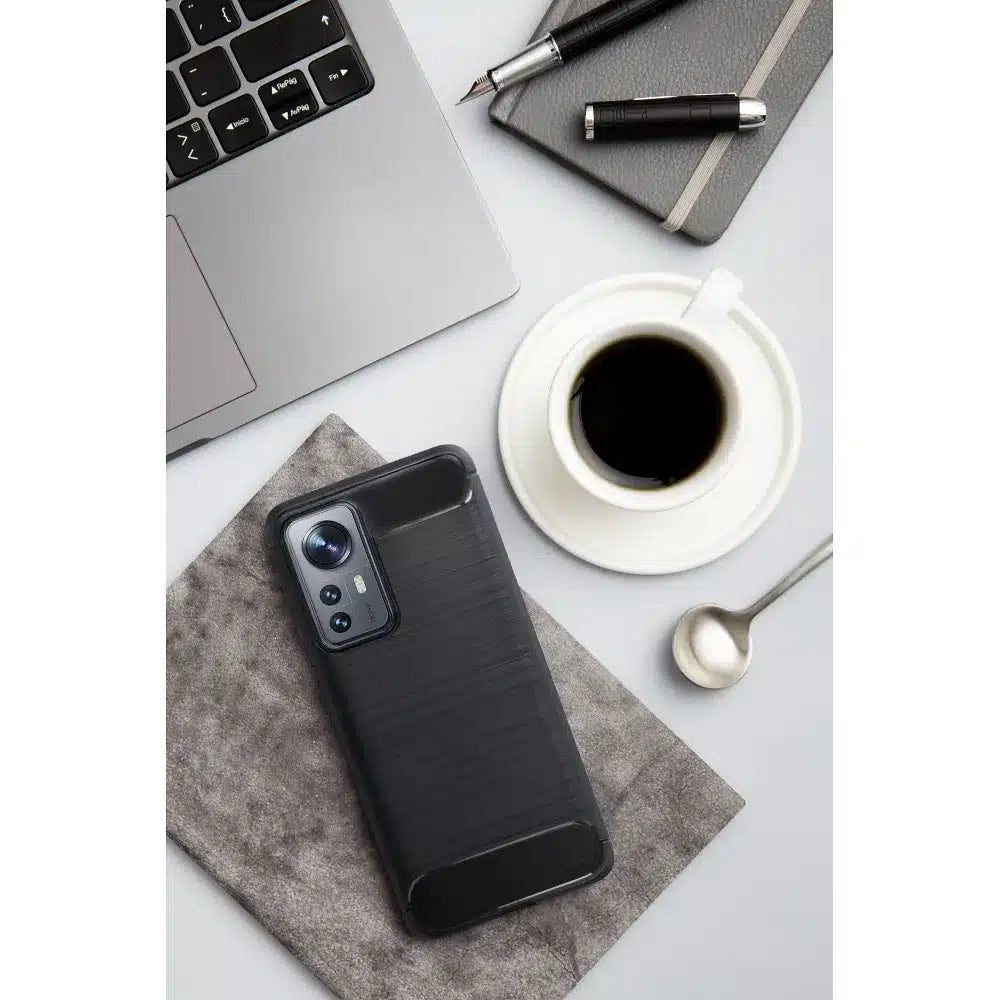 KARBONOVÝ kryt pro XIAOMI Redmi NOTE 12S černý
