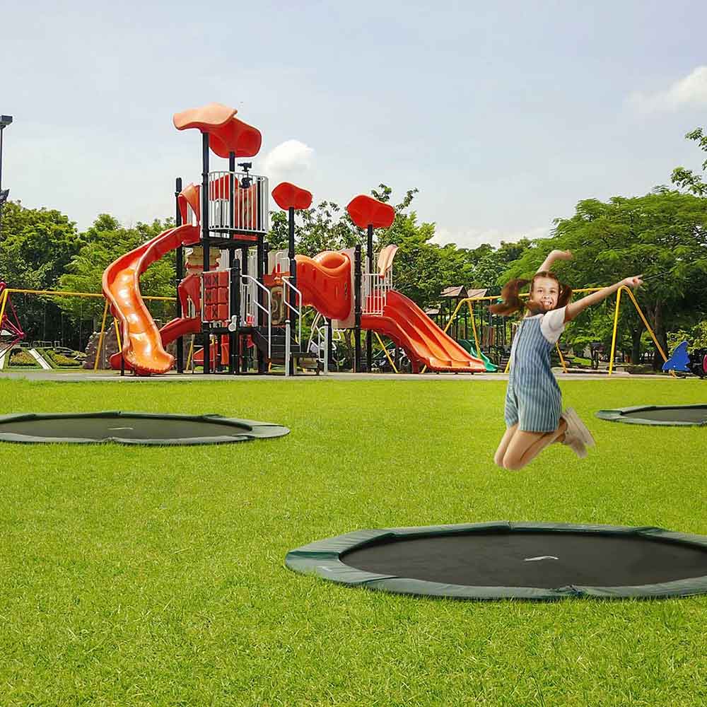 Primus Premium trampolin – ukopni trampolin za dvorište i javne površine Okrugli-427-cm