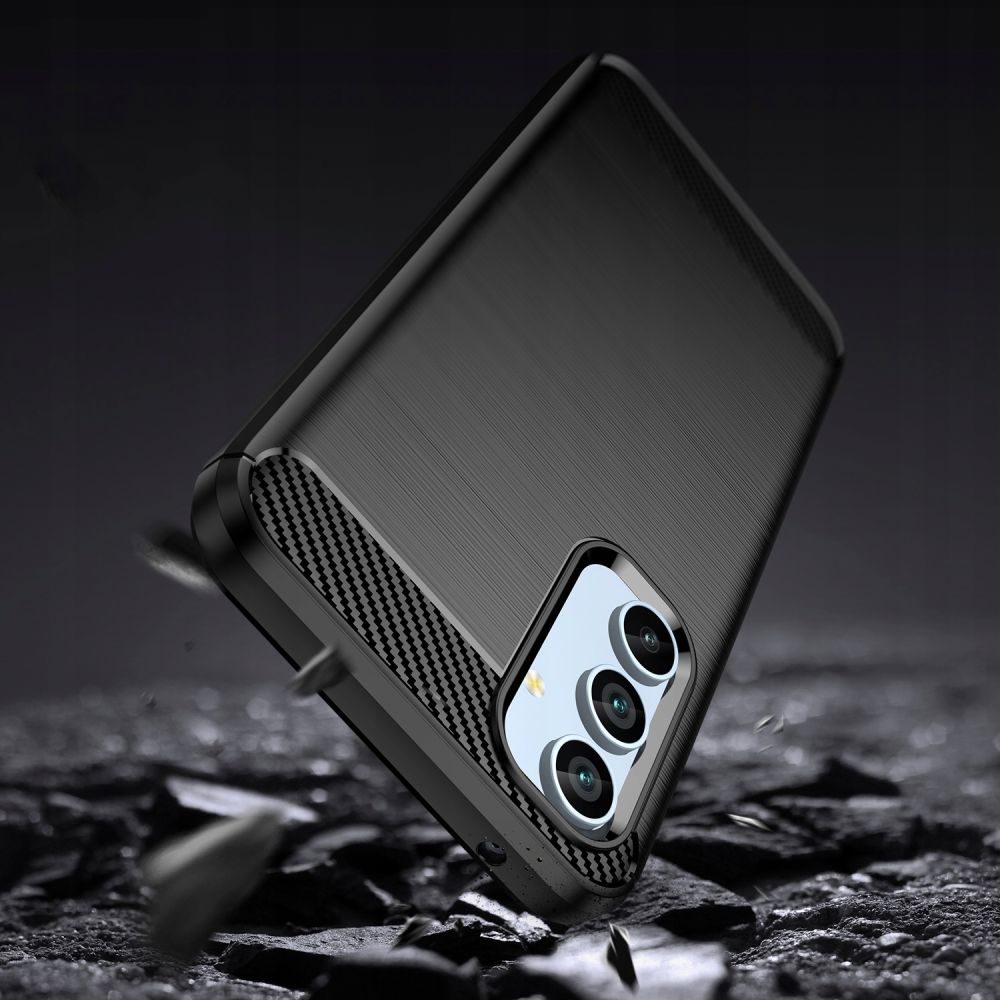 TECH-PROTECT TPUCARBON POUZDRO PRO SAMSUNG GALAXY A54 5G ČERNÉ